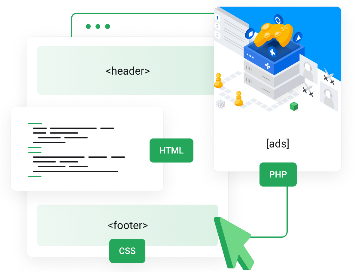 Fast & Secure WordPress Hosting for Seamless Website Performance - Easy custom code snippets